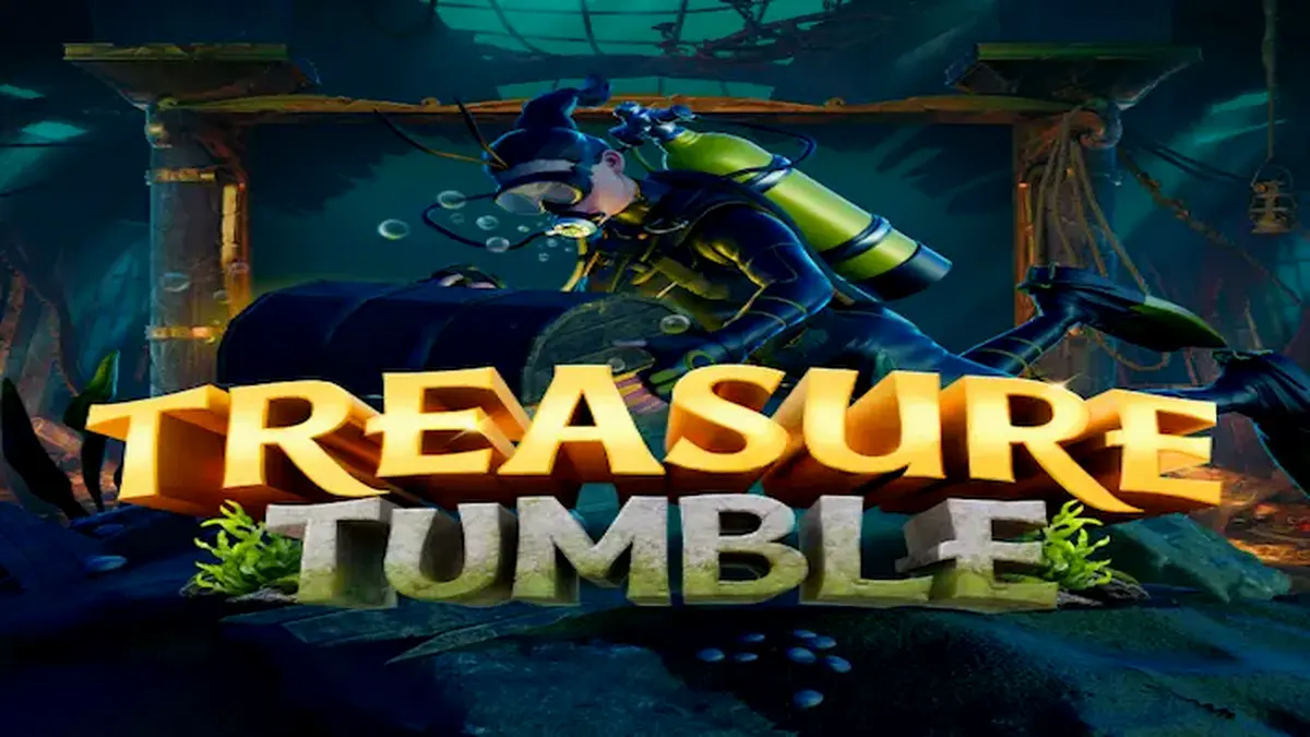 Isang underwater treasure hunt theme sa Treasure Tumble slot